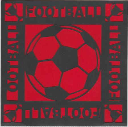 Football Card Template No 2 - Cut File by Susan Cummings
