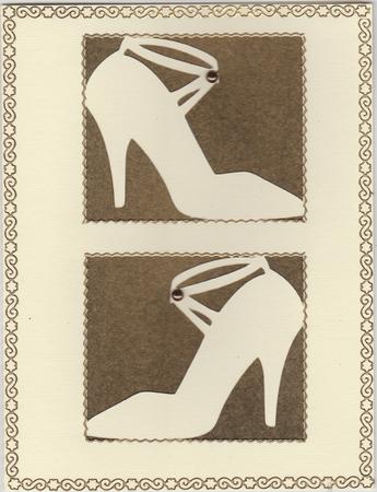 Shoes Duo Card 1 by Susan Cummings