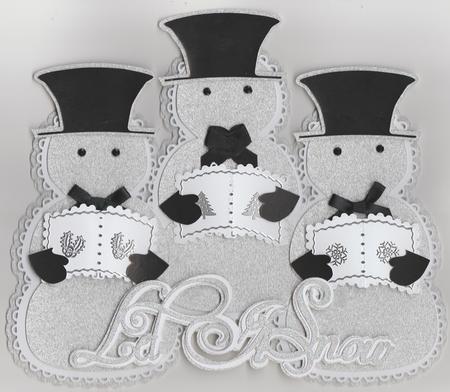 Singing Snowman Card by Susan Cummings