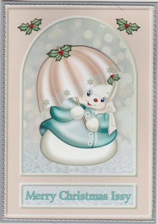 Mrs Snowman by Susan Cummings