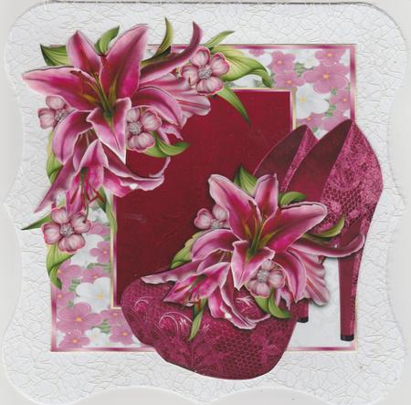 Stargazer Lilies & Diva Shoes Over the Edge by Susan Cummings