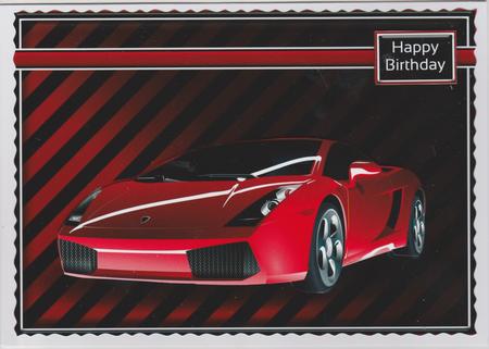 Sports Car Quick Card by Susan Cummings
