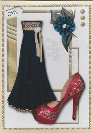 Magic Shoes Card Topper 1 by Susan Cummings