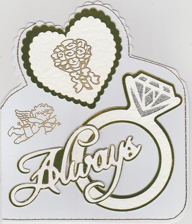 218 Always Shaped Card by Susan Cummings
