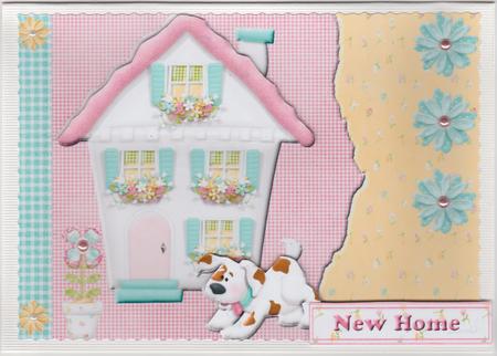 New Home with Decoupage by Susan Cummings