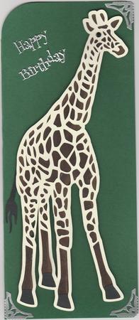 Filigree Giraffe by Susan Cummings