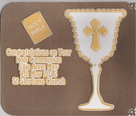 Communion Goblet Card by Susan Cummings