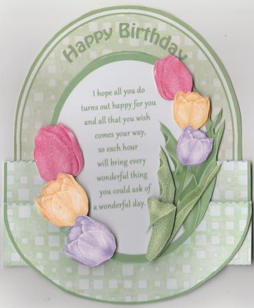Stepper Rocker - Spring Flowers (birthday) by Susan Cummings