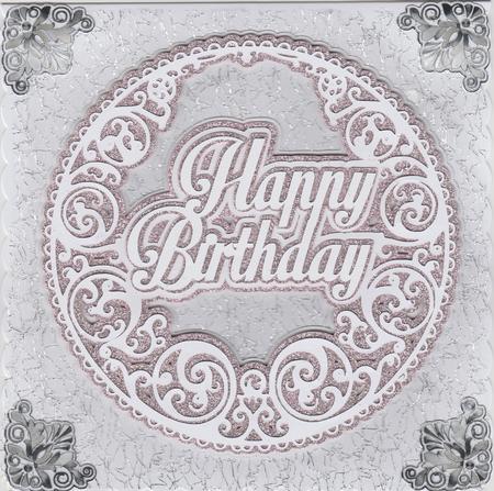 Happy Birthday Round Topper by Susan Cummings