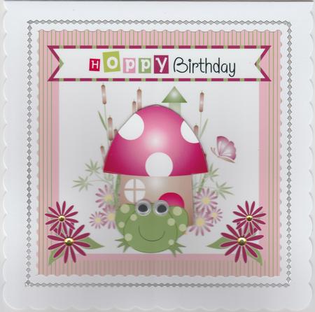 Hoppy Bithday/new Home Card by Susan Cummings