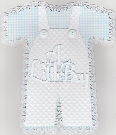 Boy Romper Card by Susan Cummings