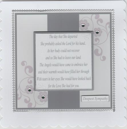 Sympathy Verses Male Female by Susan Cummings