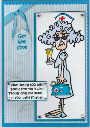 Stella Knows How to Get You Well Quick Card by Susan Cummings