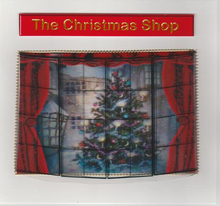 3D Christmas Tree in the Christmas Shop Window by Susan Cummings