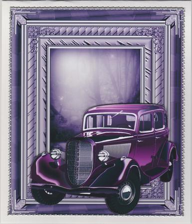 Vintage Car Pryamage by Susan Cummings