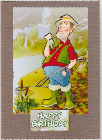 Fishing Dude. by Susan Cummings