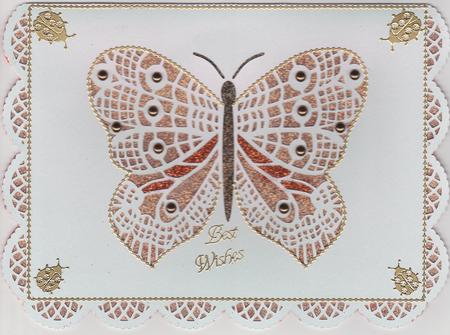 Butterfly Card Lacey by Susan Cummings