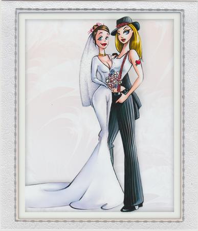Civil Partnership Female Toppers by Susan Cummings