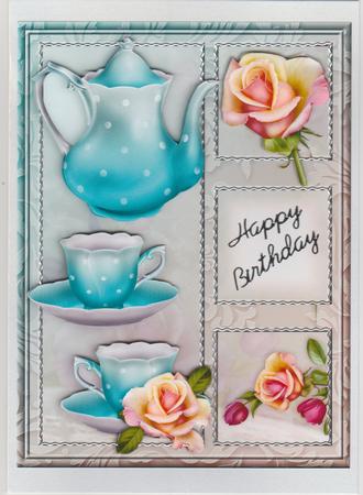 High Tea Rose A4 by Susan Cummings