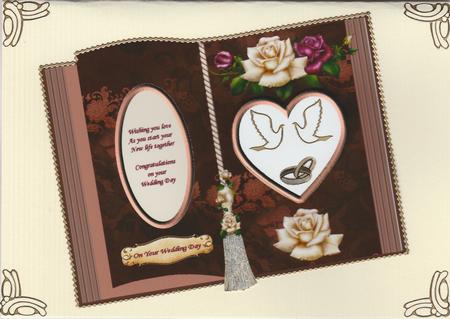 Vintage Rose Wedding Book Sheet by Susan Cummings
