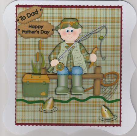 Fisherman Sam Father's Day by Susan Cummings