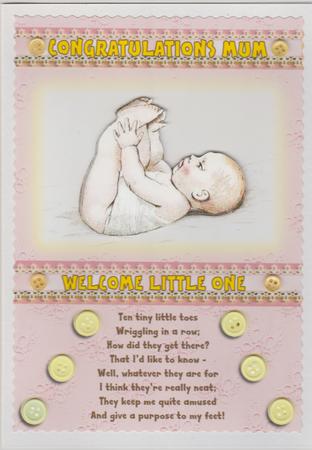 Ten Tiny Toes - Girl by Susan Cummings