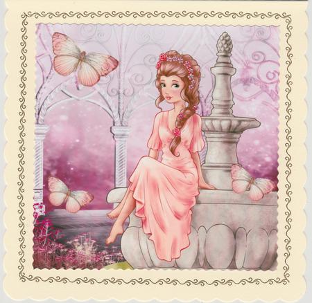 Lady by the Fountain Mini by Susan Cummings