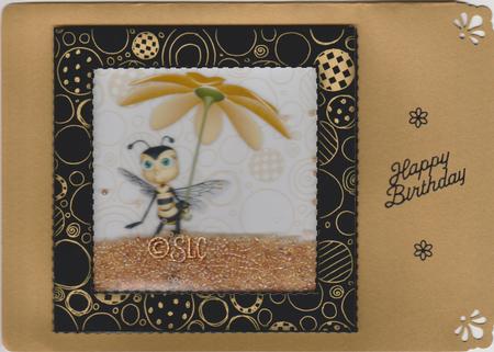 Cute Little Bee Shaker Card Kit by Susan Cummings