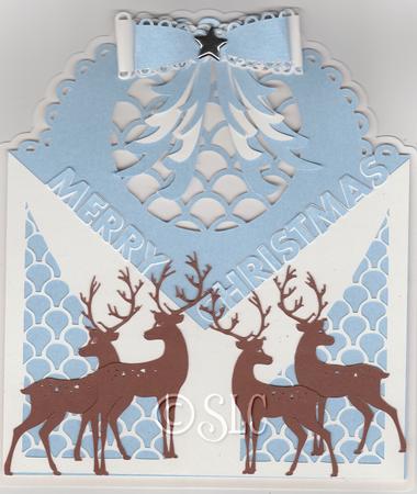 Christmas Bow Card by Susan Cummings
