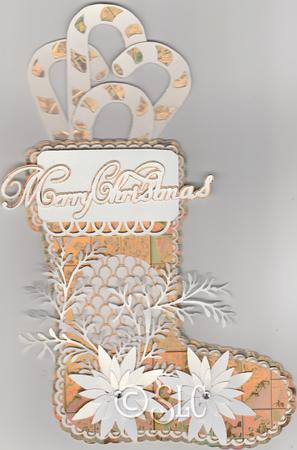 Christmas Stocking Card by Susan Cummings