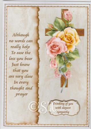Sympathy Cross by Susan Cummings