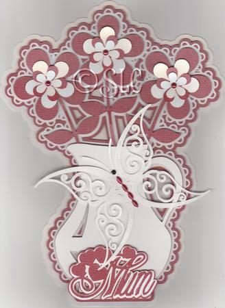 Floral Jug Card by Susan Cummings
