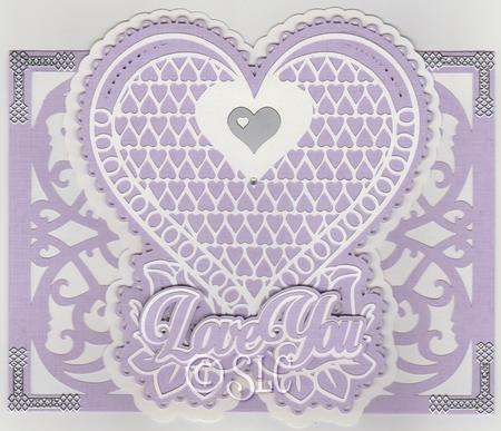 Love You Heart Card by Susan Cummings