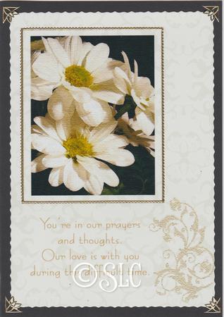 Floral Sympathy Card by Susan Cummings