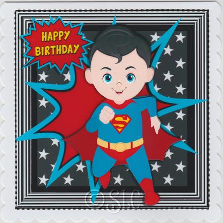 Here I Am Super Boy to the Rescue 8x8 by Susan Cummings