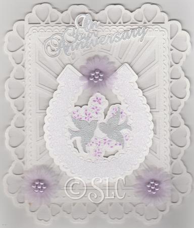 Anniversary Burst Card Curio by Susan Cummings