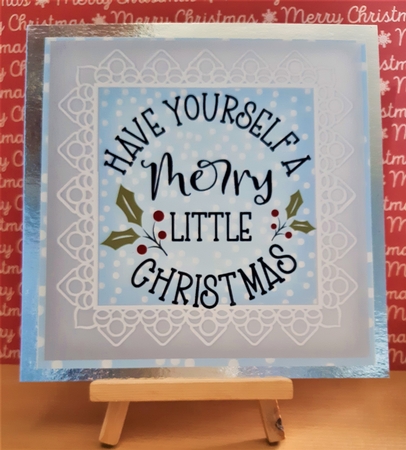 Quick Card Cute Santa INSERT by Susan Fossey