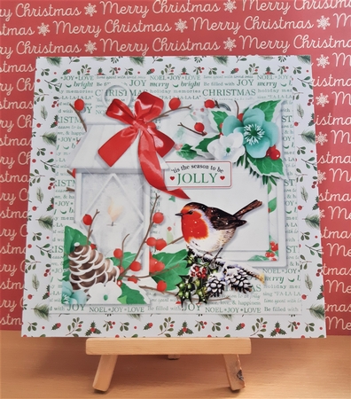 Christmas Robin Topper by Susan Fossey
