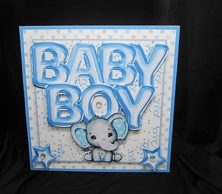 BABY BOY ELEPHANT by Susan Garrett