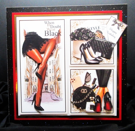 When In Doubt Wear Black 02 Mini Page Kit  by Susan Garrett