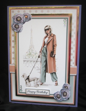 A5 A Gentle Stroll Blank Insert  by Susan Garrett