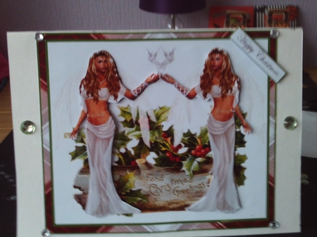 Angels of Peace Decoupage by Susan Goodwin