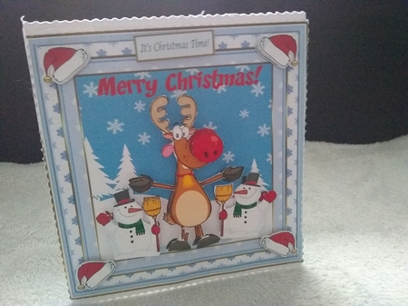 Christmas Rudolph & Friends Topper  by Susan Goodwin