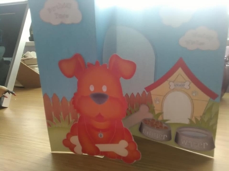 3D Shaped No-Hole Fold Back Mini Kit - Little Dog Rusty by Susan Goodwin