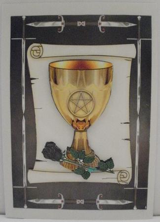 Wiccan Chalice & Black Rose by Susan Goodwin