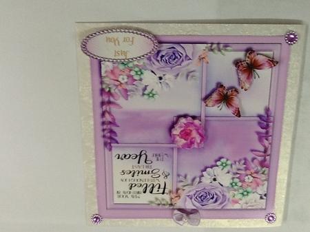 Lilac rOSES AND bUTTERFLYS by Susan Green