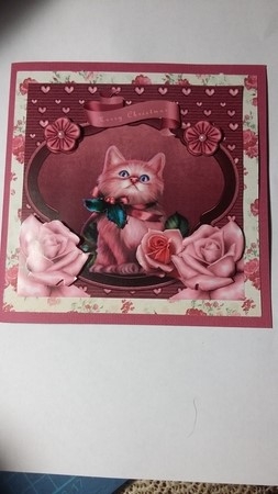 Christmas Kitten Mini Kit by Susan Green