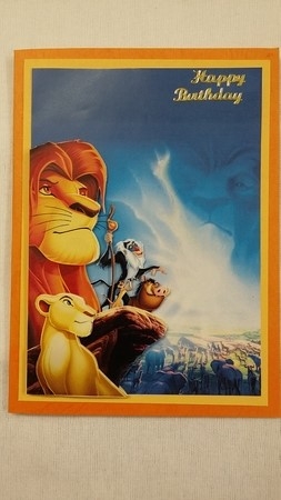 Lion King A5 Decoupage by Susan Green