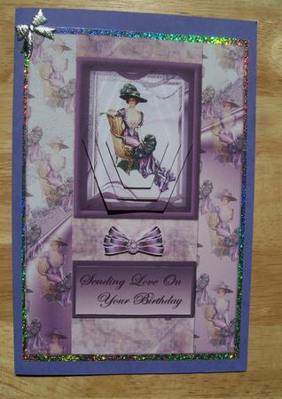 Vintage Lady Framed by Susan Hopkins