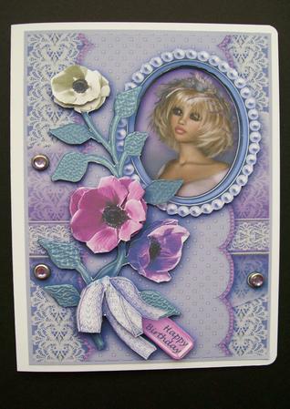 Skye Cameo Blue Kit, 6 Pages, Including Decoupage Step by Step by Susan Hopkins